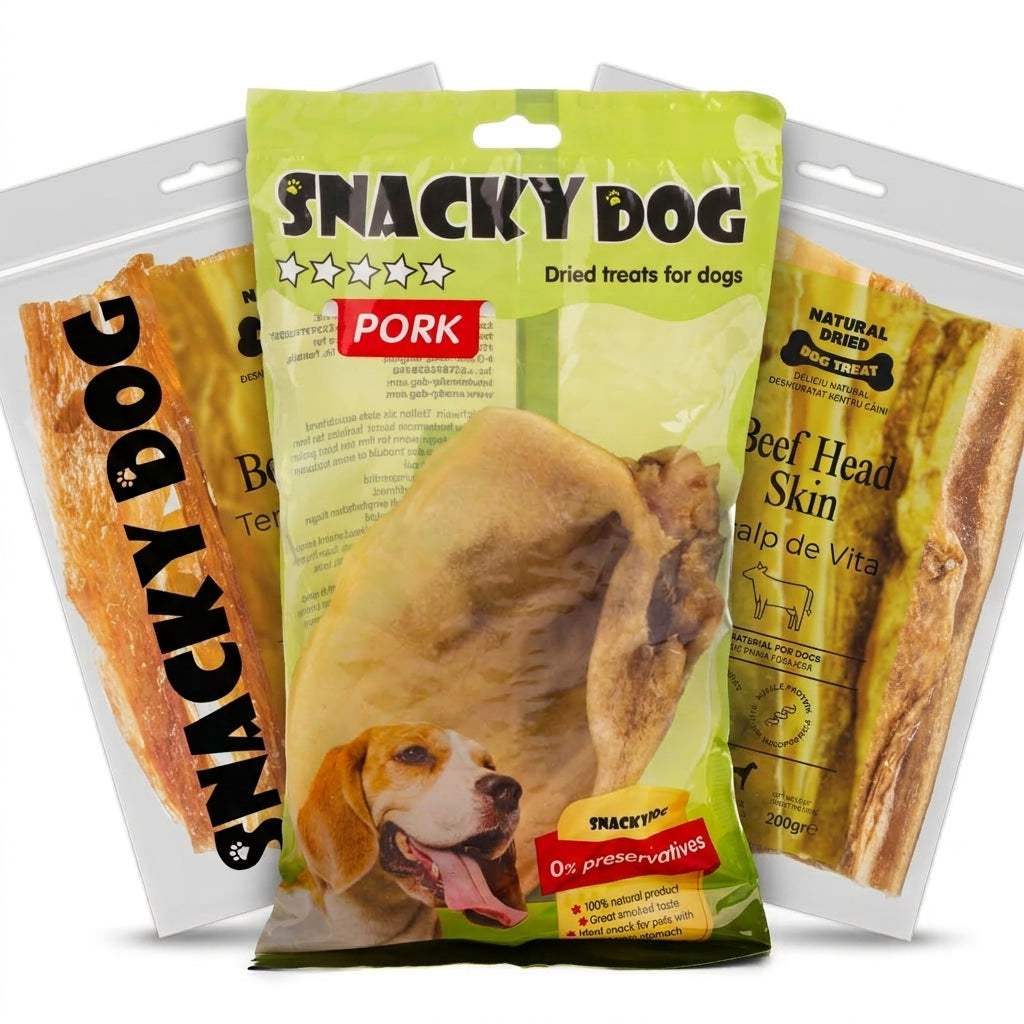 Pachetul Campion la Rontăit (scalp de vită, ureche de porc, tendon de vită)
