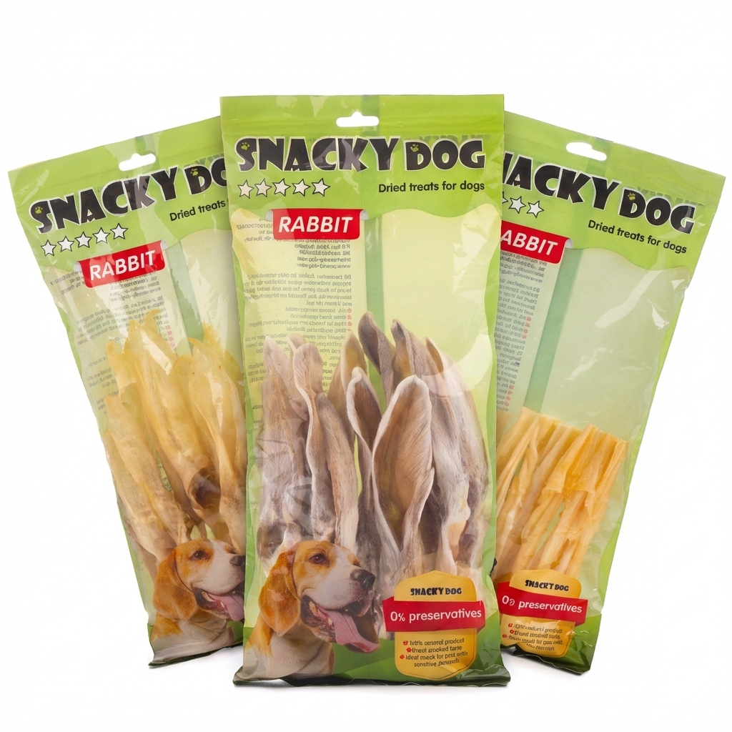 Pachet Recompense Hipoalergenice - Trio Iepure (Urechi cu blana+ Urechi fara blana+ Piele iepure)